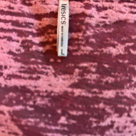 Vintage Y2K  Pink Henley Long Sleeve Top - Picture 4 of 5